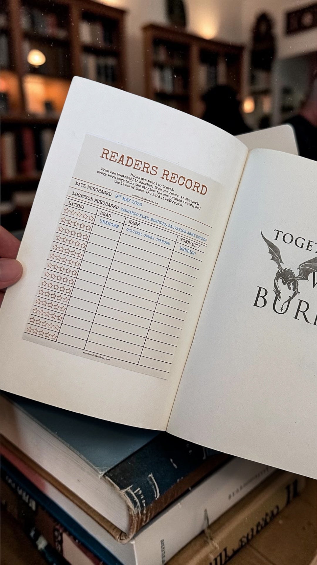 Readers Record – Digital Download