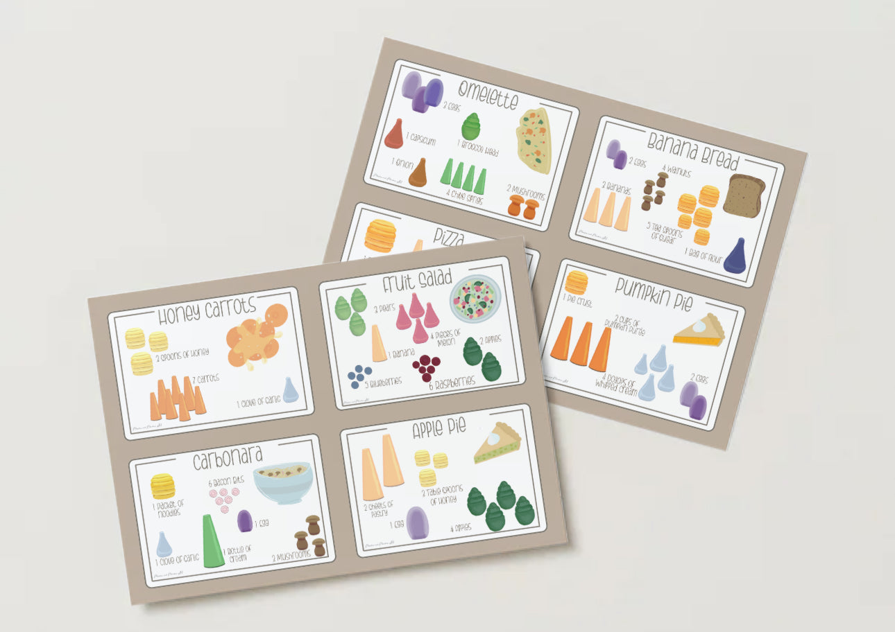🍳Loose Parts Kitchen Cards – Digital Download ✨🥕
