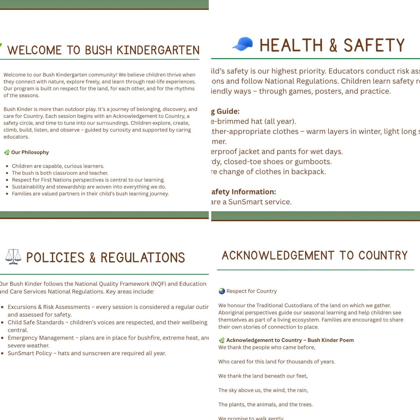 🌿 Bush Kindergarten Program Pack