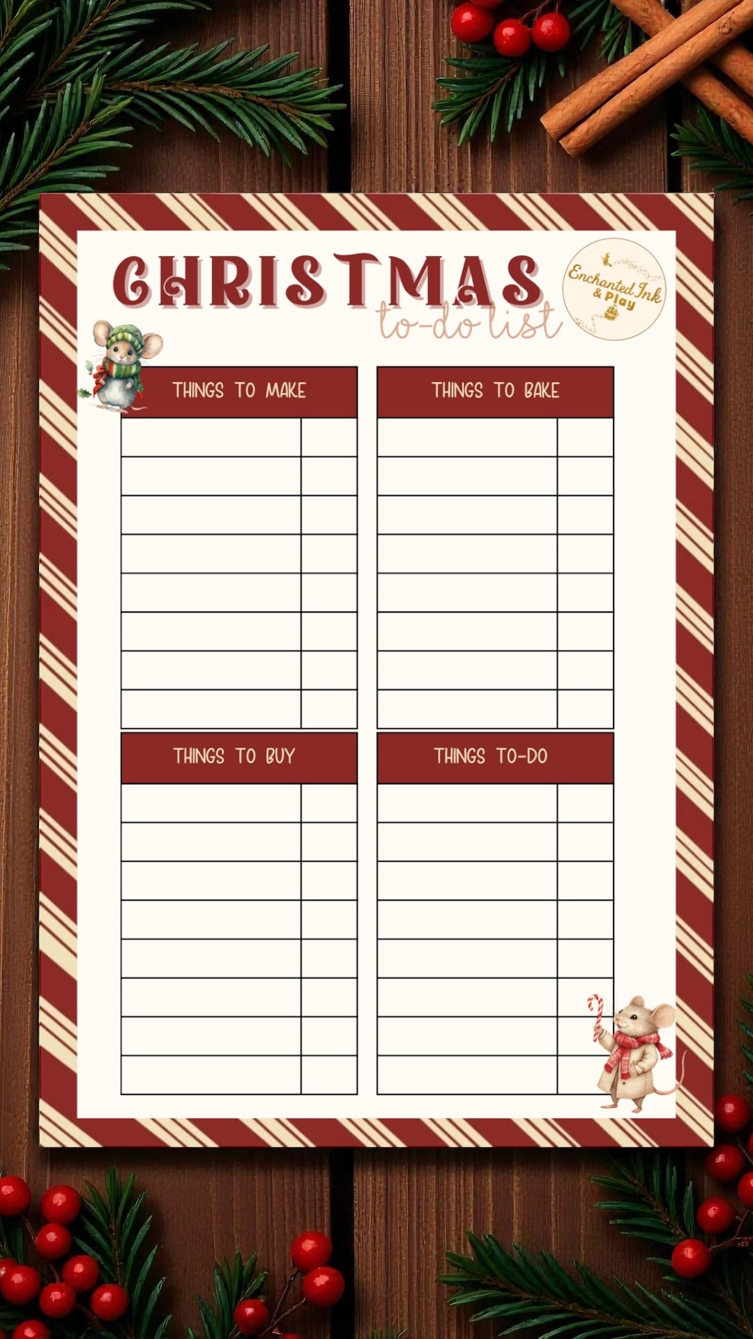 🎅✨ Retro Christmas Printable Pack – Digital Download ✨🎄