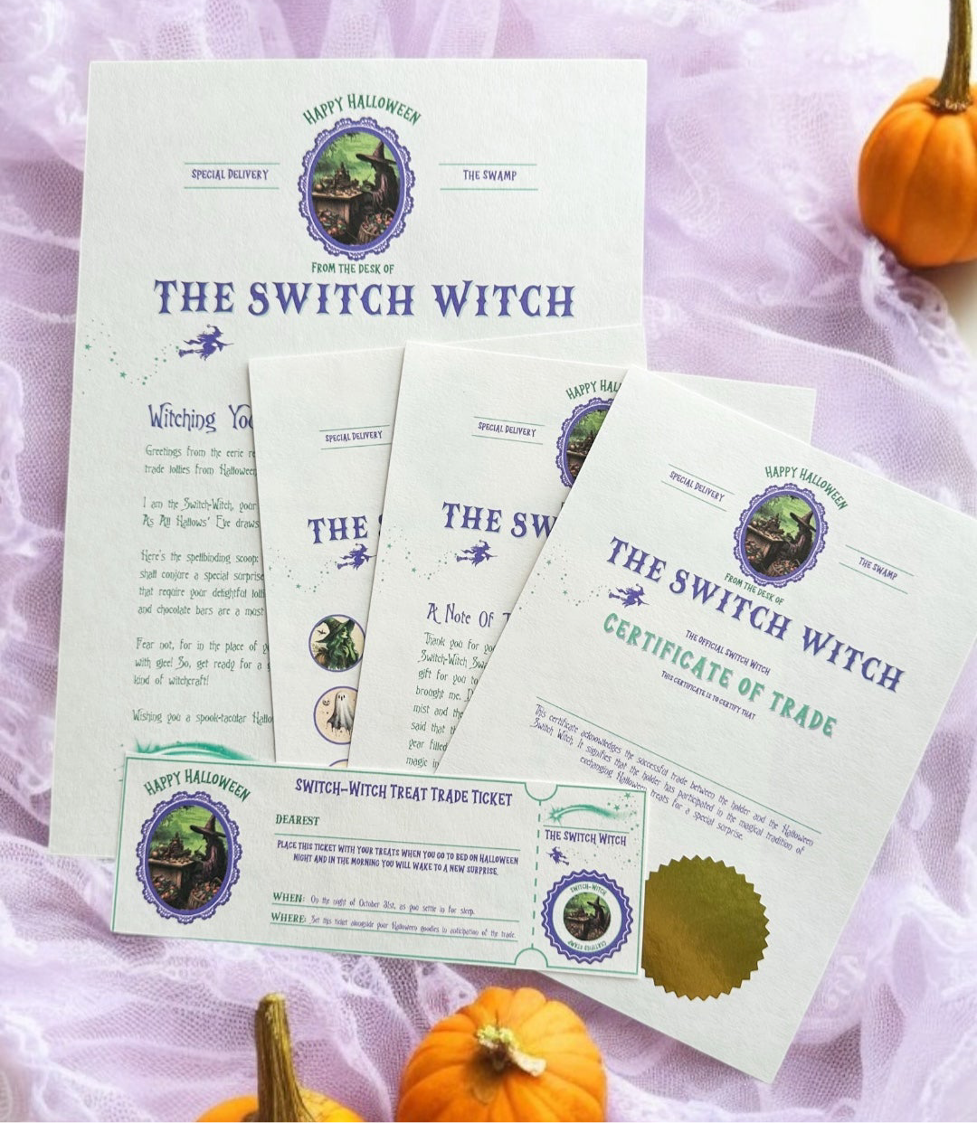 🧙‍♀️✨ Vintage Switch-Witch Letter