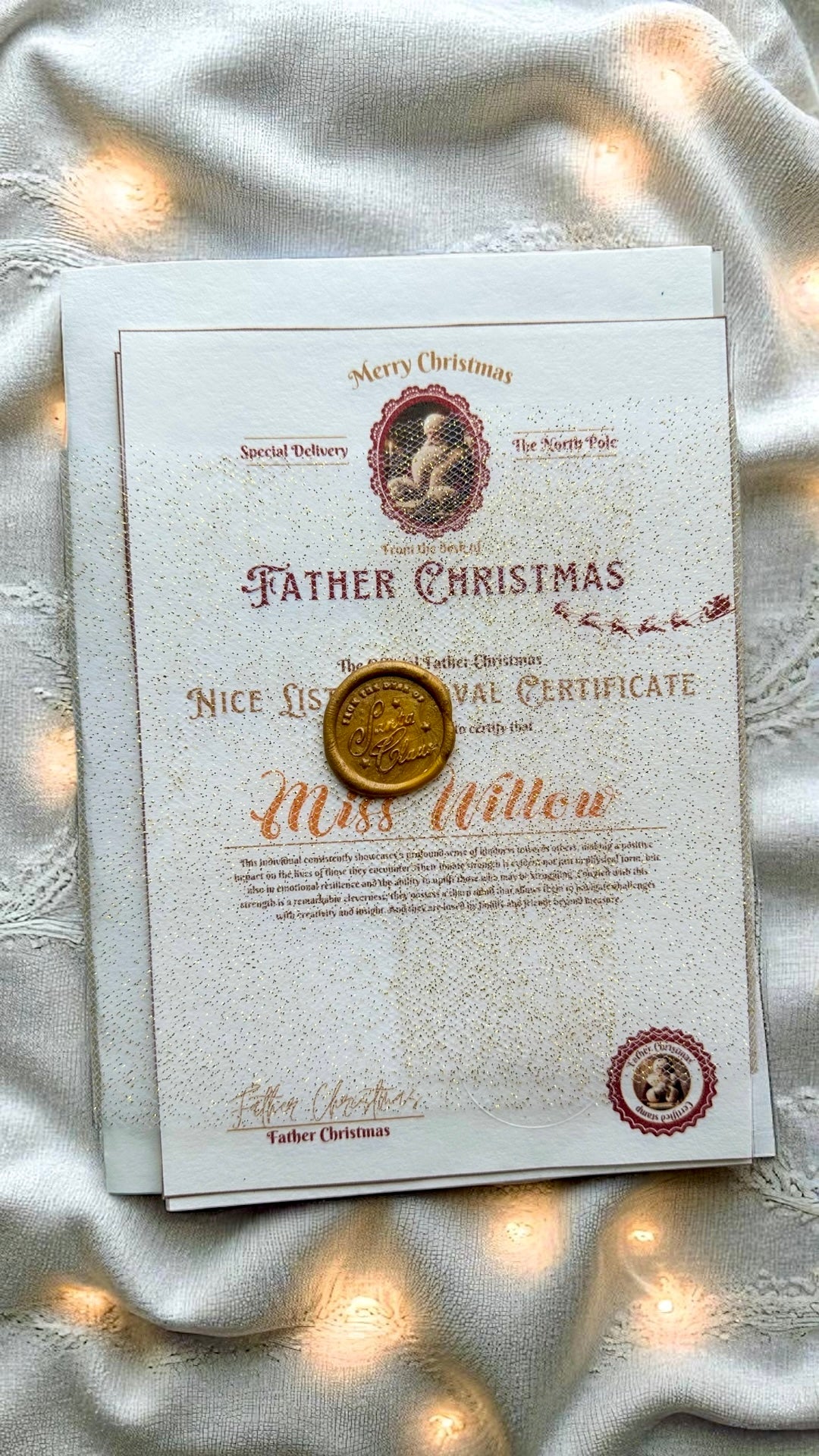 🎄 Vintage Father Christmas Letter 🎄
