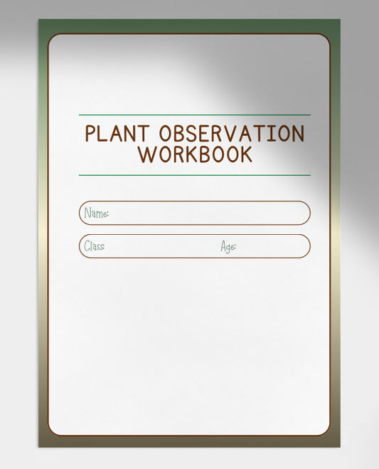 🌱✨ Plant Observation Workbook – Digital Download ✨🌸