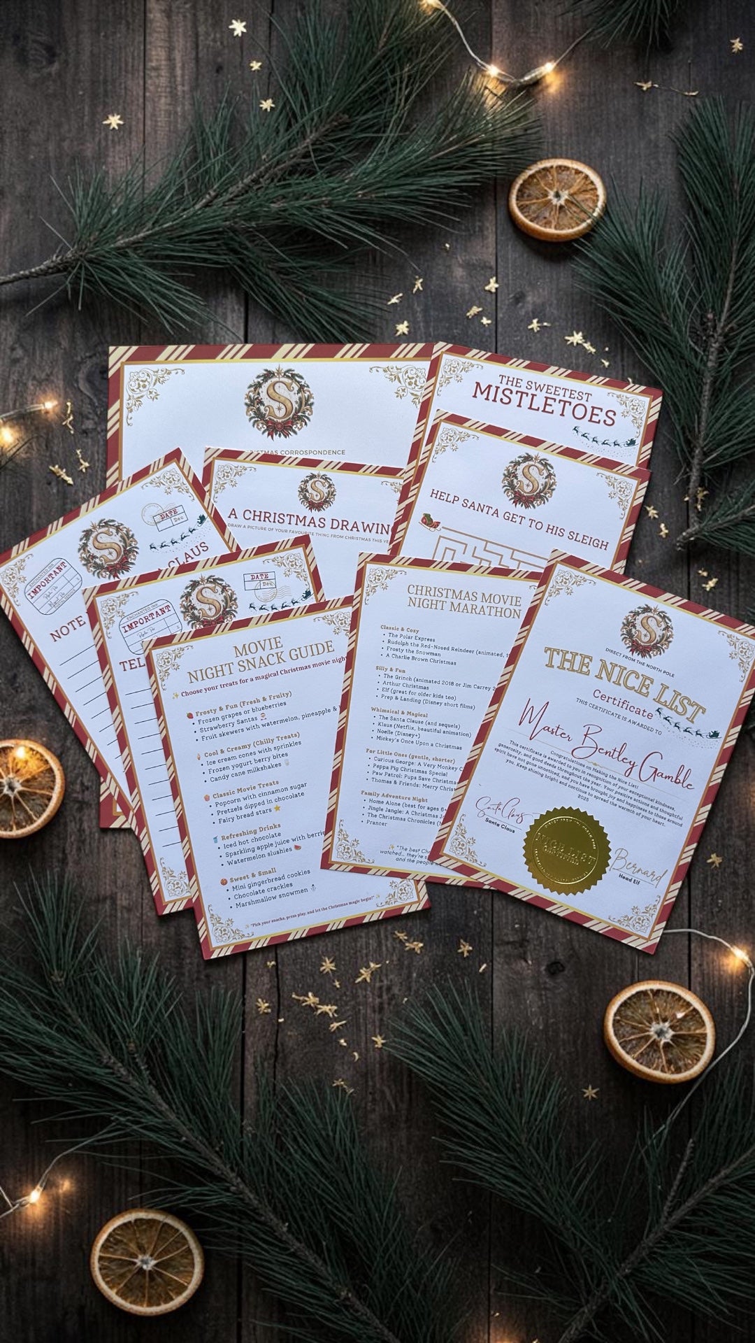 🎅✨ Retro Christmas Santa Letter ✨-PREORDER