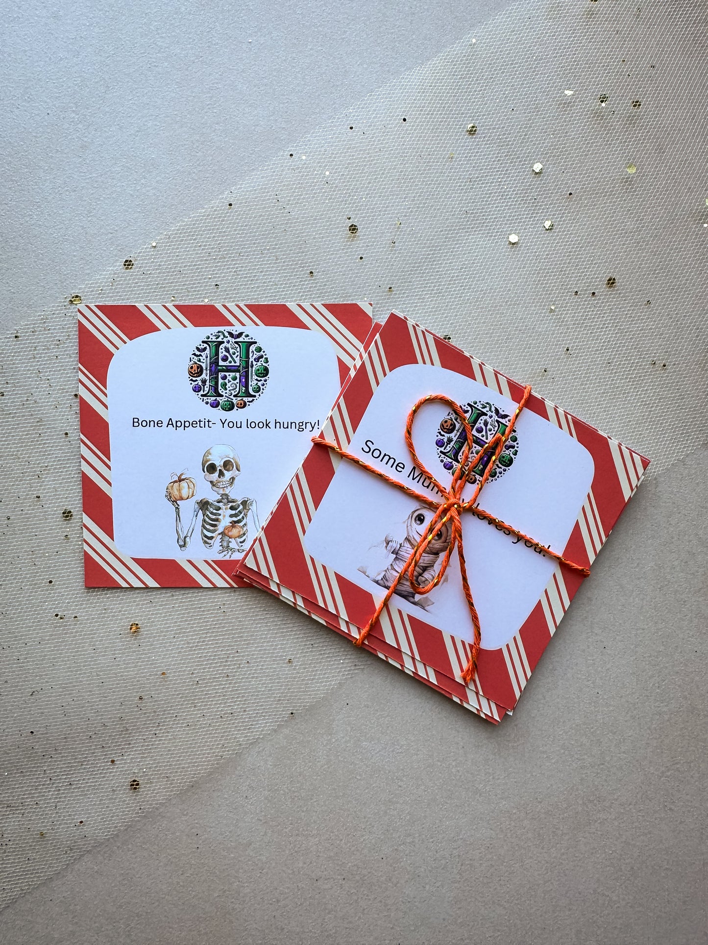 🎃👻 Retro Halloween Lunch Box Notes 👻🎃