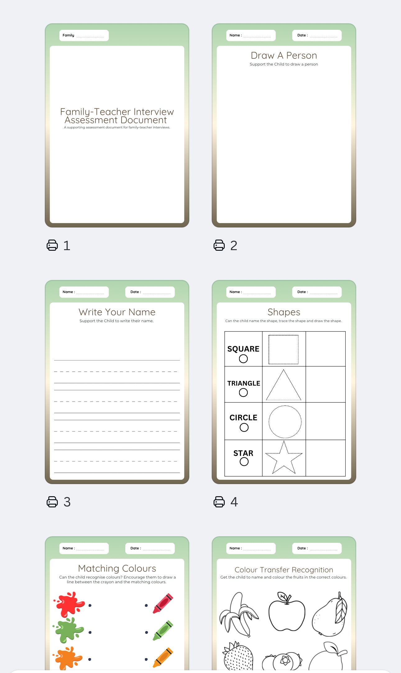 📚✨ Parent-Teacher Interview Assessment Tool – Digital Download ✨📝