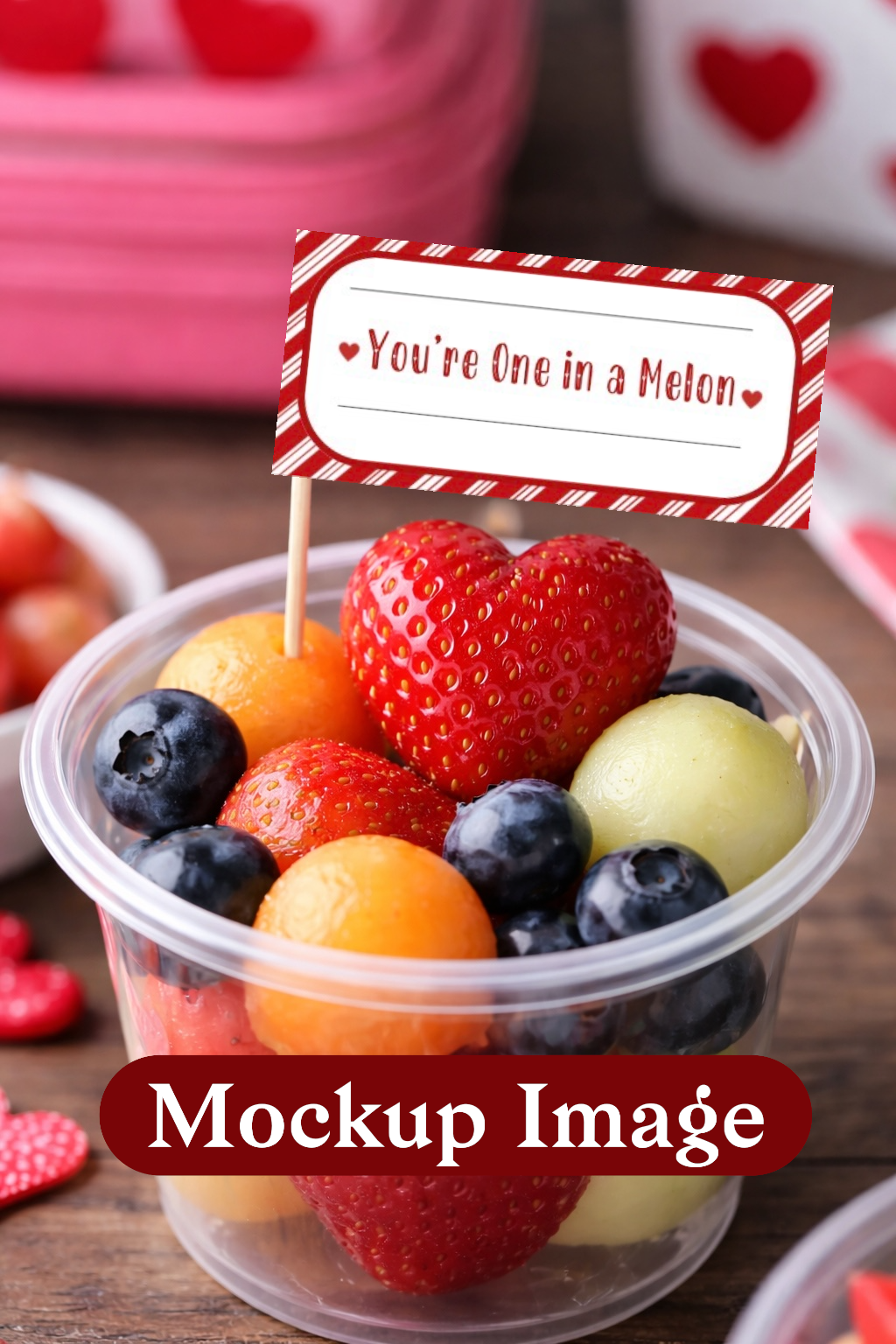 Valentine’s Food Pick Flags – Punny Snack Toppers (Digital Download) ❤️