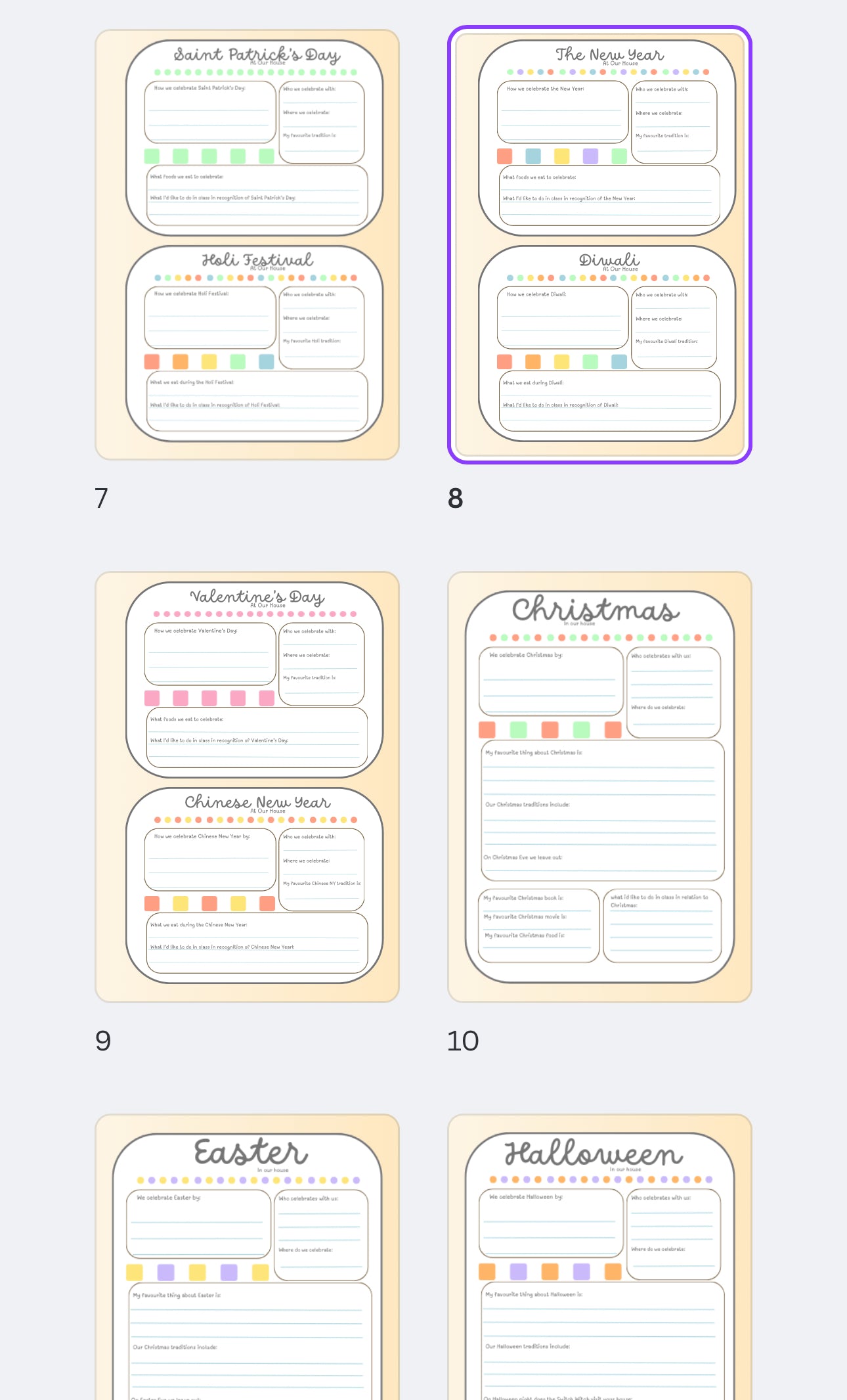 👨‍👩‍👧‍👦✨ Family Workbook for Teachers – Digital Download ✨📘