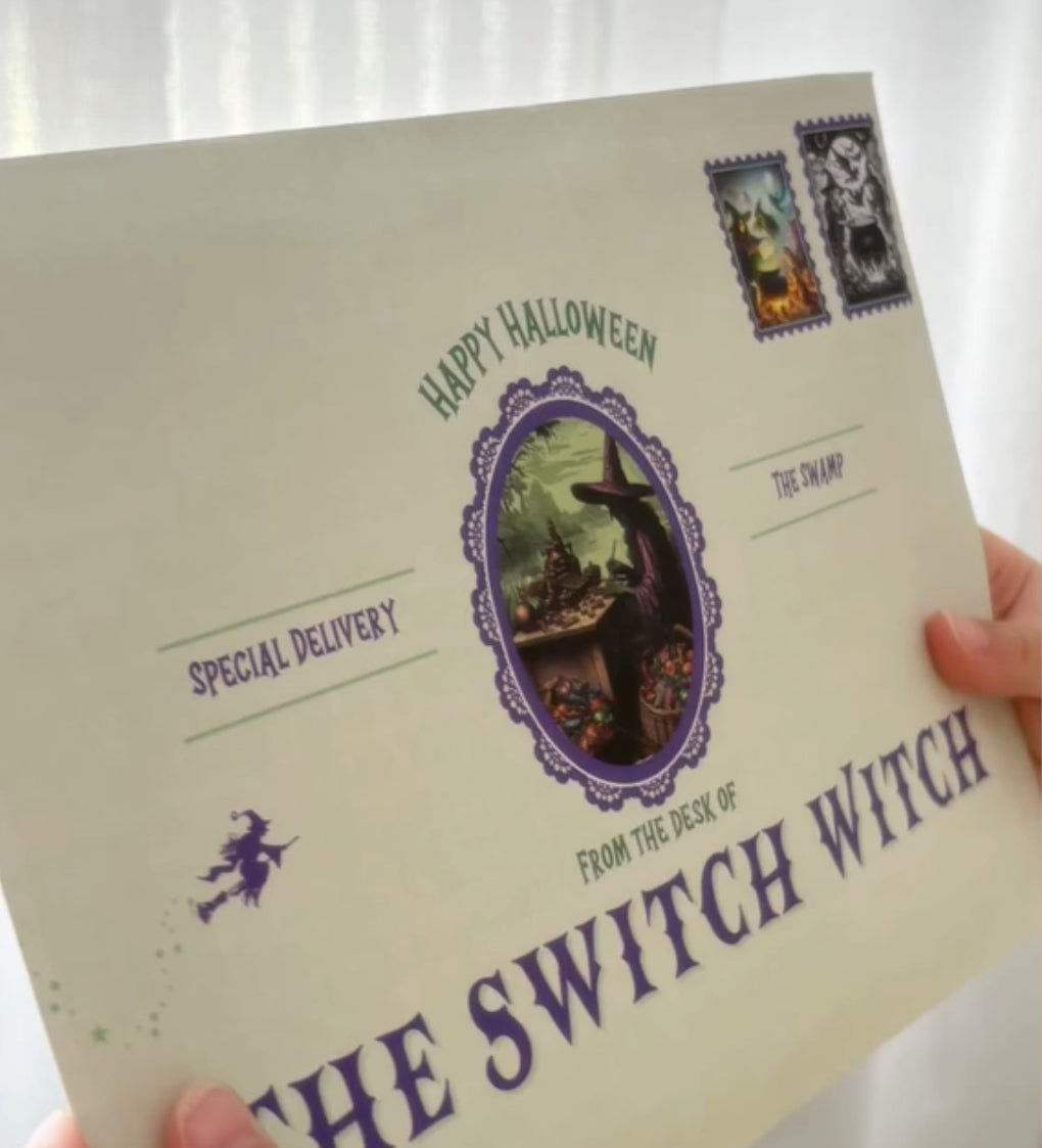 🧙‍♀️✨ Vintage Switch-Witch Letter