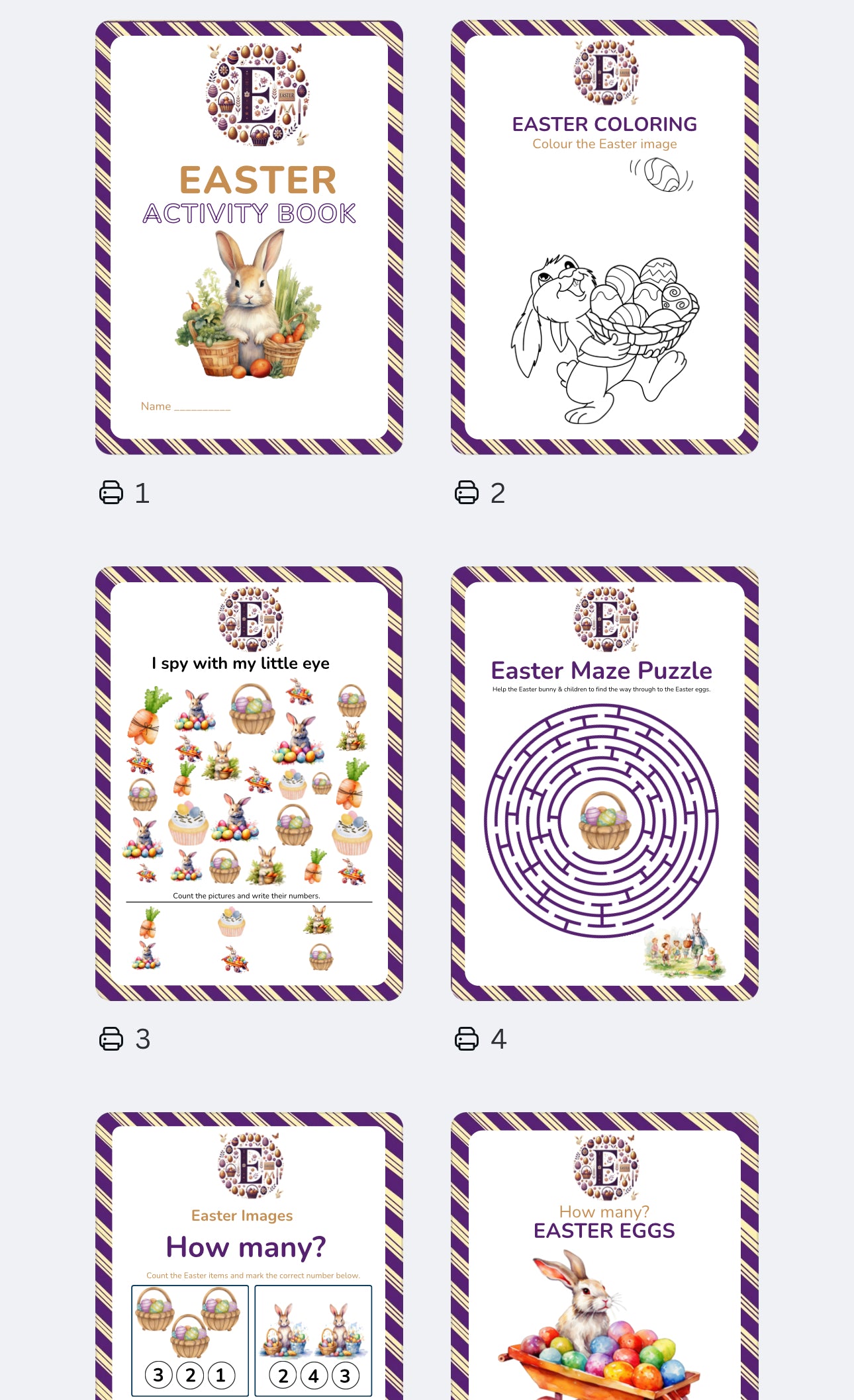 🐰✨ Easter Activity Book – Digital Download ✨🐣