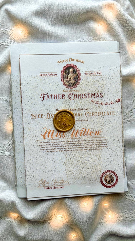 🎄 Christmas Nice List Certificates — Retro, Vintage & Classic✨