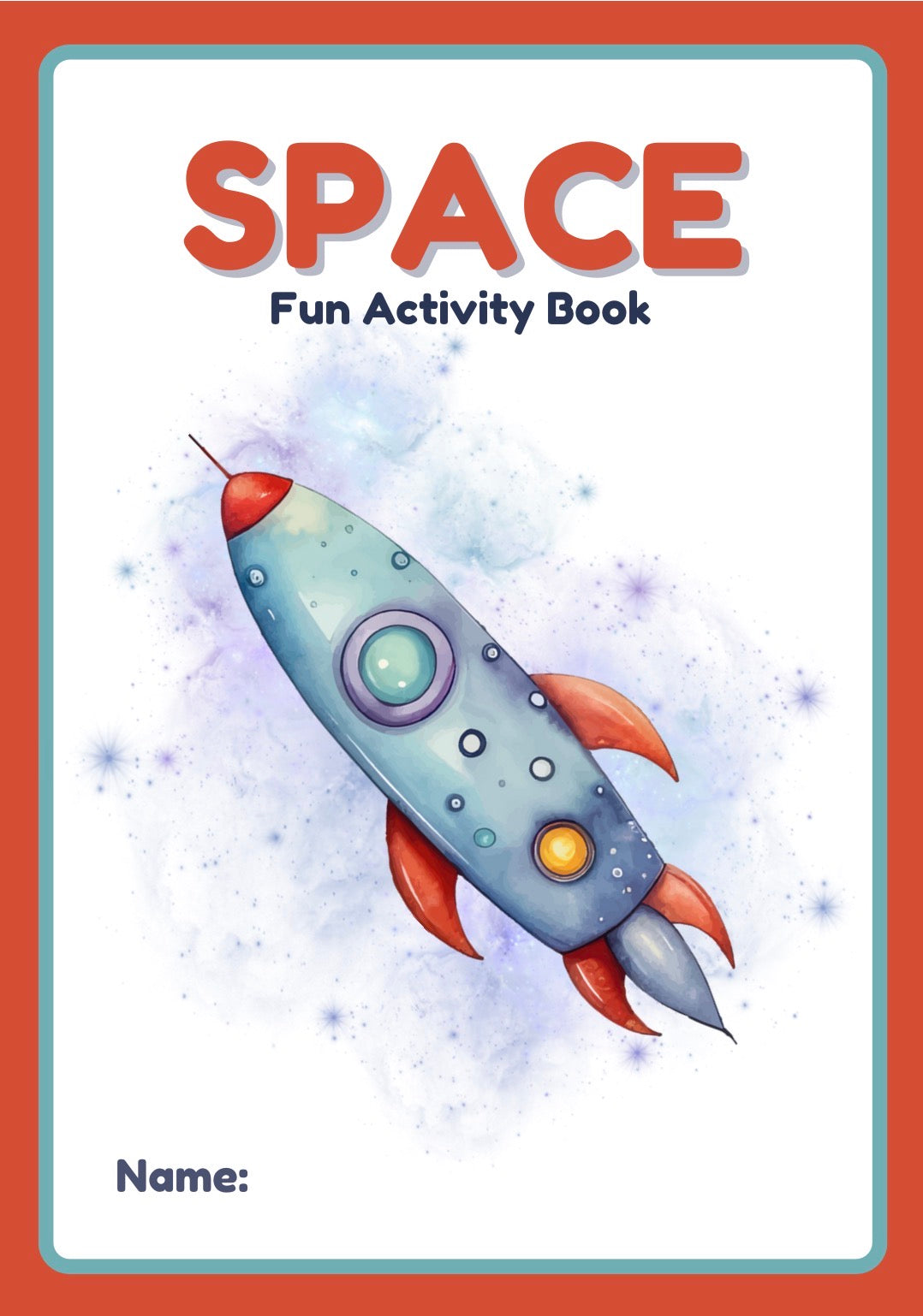 🌌 Space Fun Activity Book (28 Pages) – Digital Download