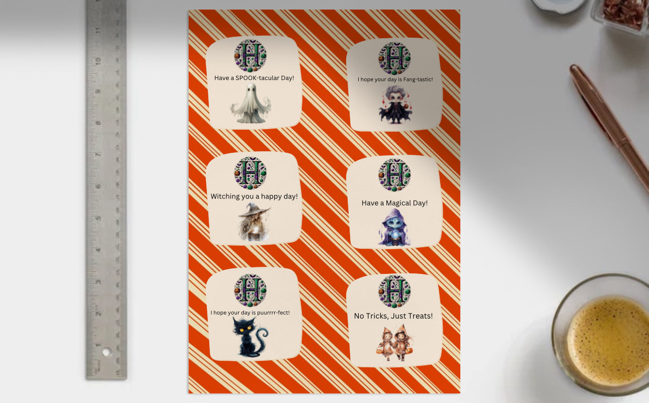 🎃👻 Halloween Lunch Box Notes – Digital Download 👻🎃