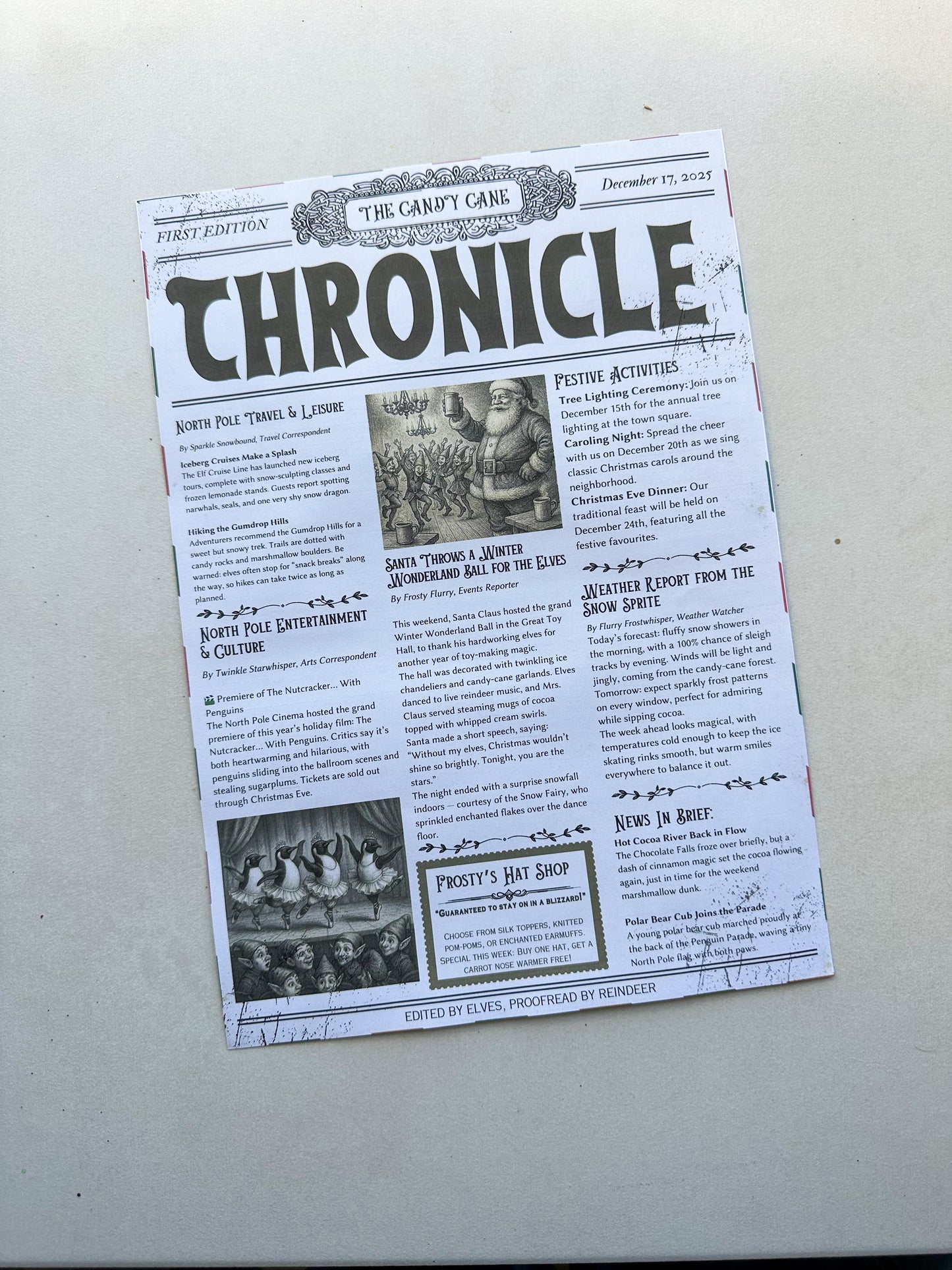 📰✨ Christmas Newspapers ✨📰