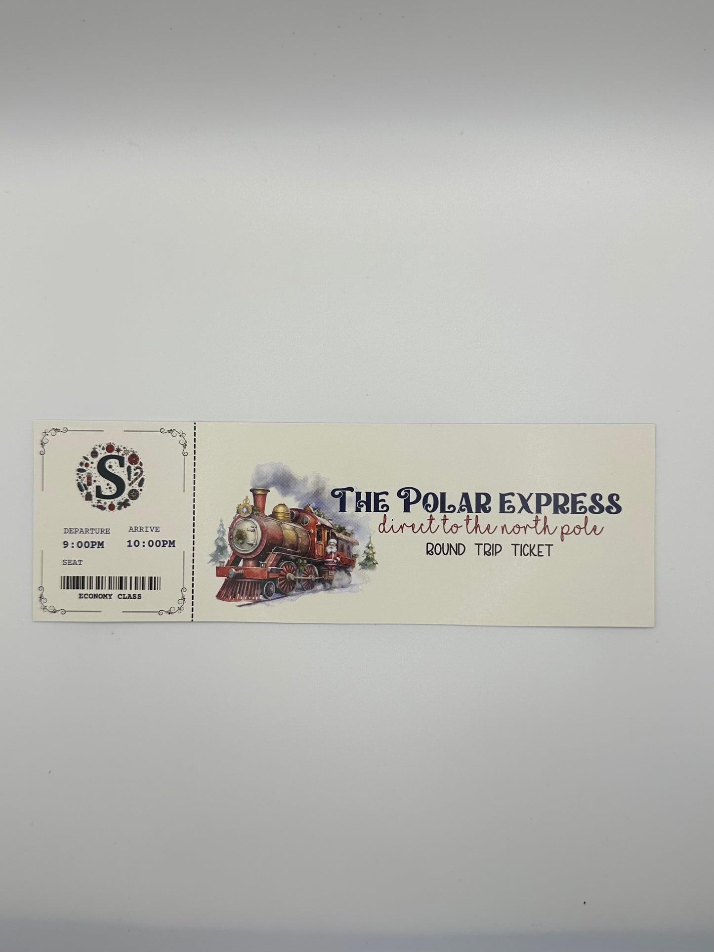 🚂🎄 Christmas Polar Express Ticket 🎄🚂
