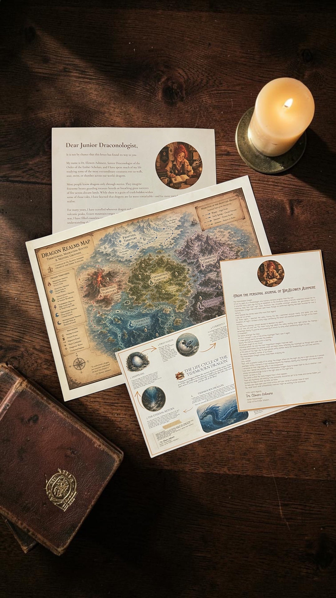 Order of the Ember Scholars — Dragon Field Kit
