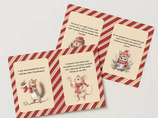 🎄✨ Digital Christmas Affirmation Cards 💌