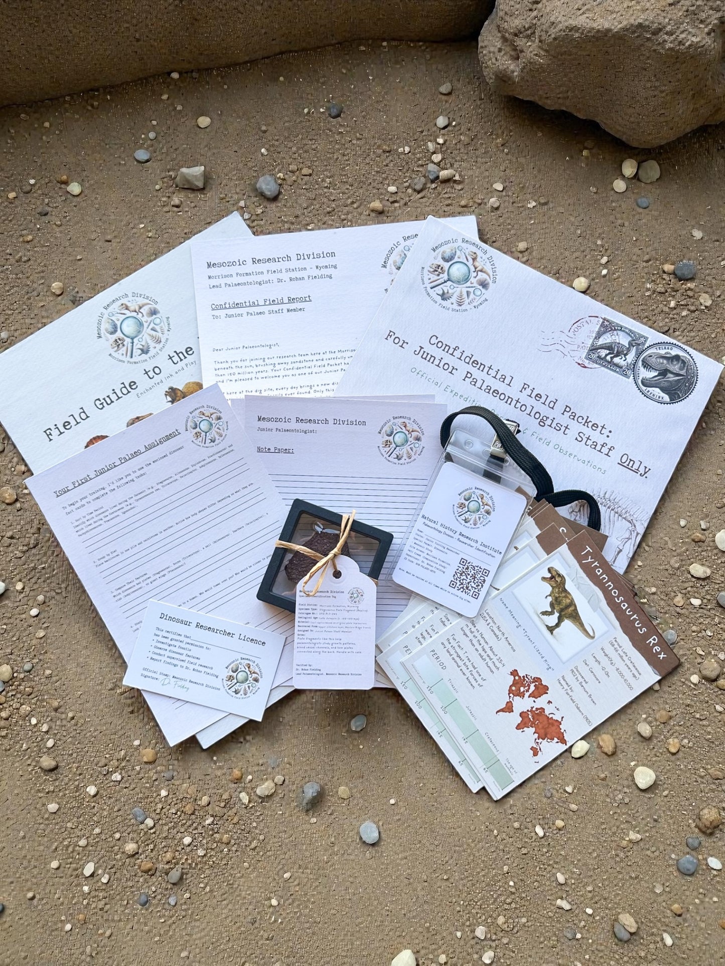 Junior Palaeontologist Field Packet – Dinosaur Letter Bundle