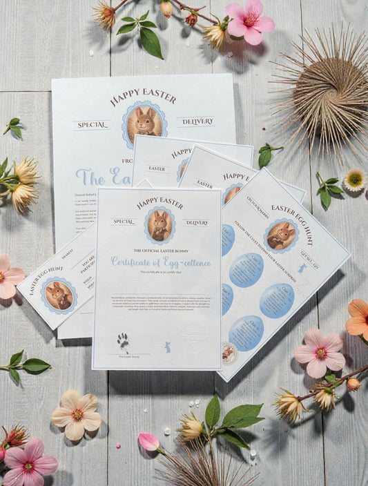 🐰💌 Vintage Blue Easter Letter 💌🐰