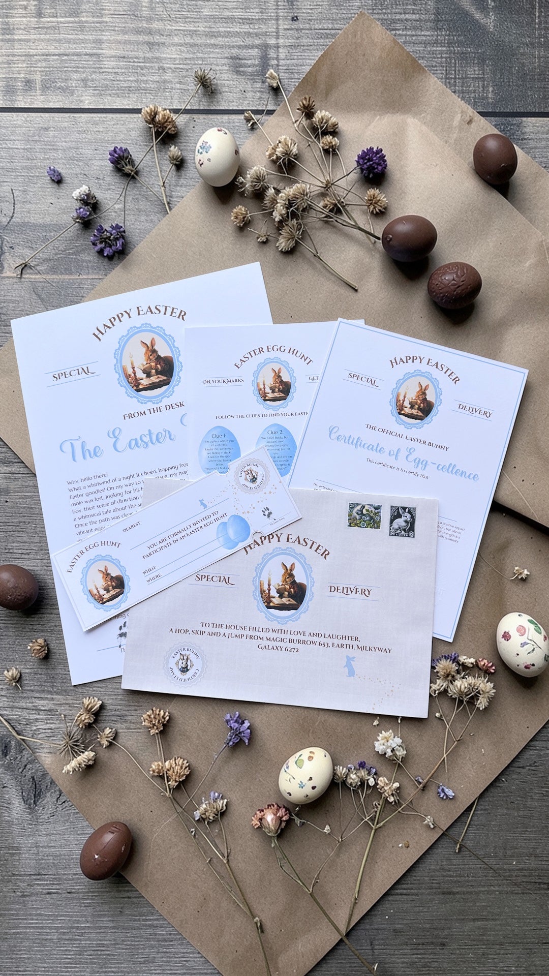 🐰 Easter Letter Bundle – No Personalisation