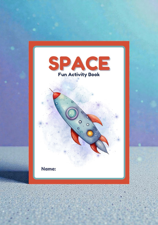 🌌 Space Fun Activity Book (28 Pages) – Digital Download