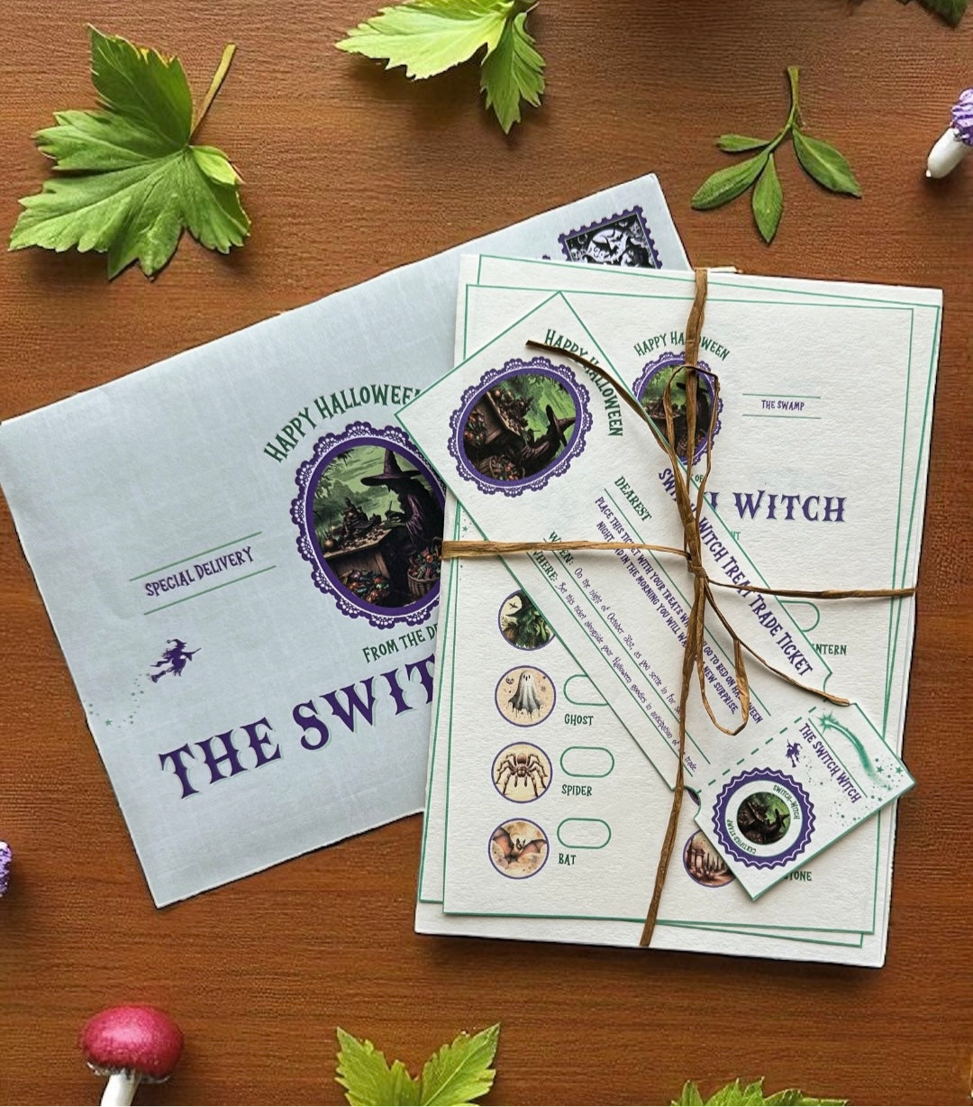 🧙‍♀️✨ Vintage Switch-Witch Letter