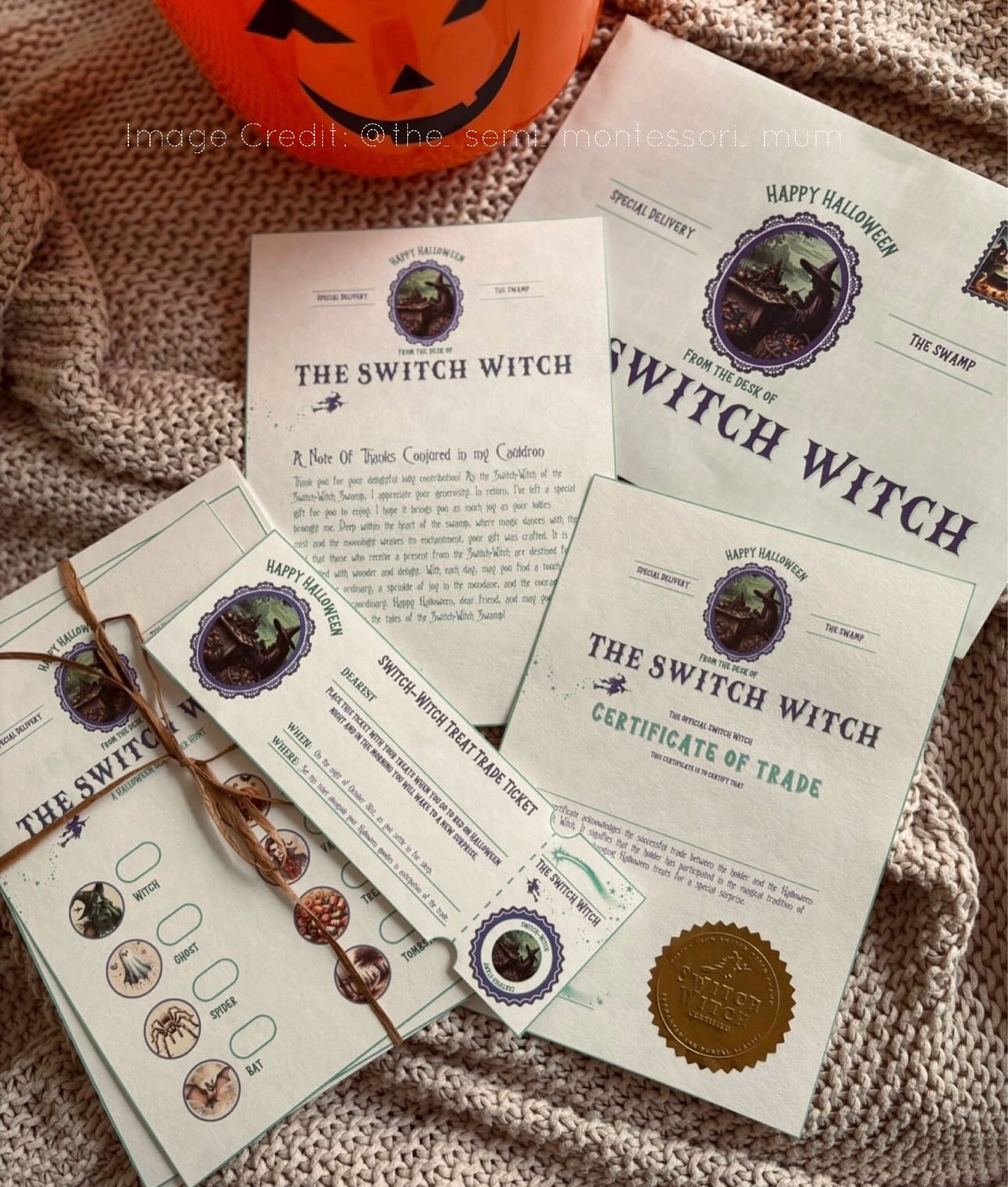 🧙‍♀️✨ Vintage Switch-Witch Letter