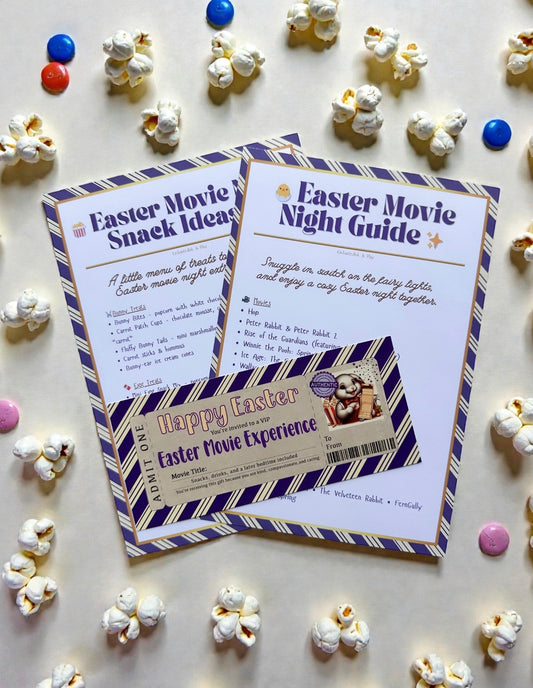 🐰🎬 Retro Easter Movie Night Ticket 🎬🐰