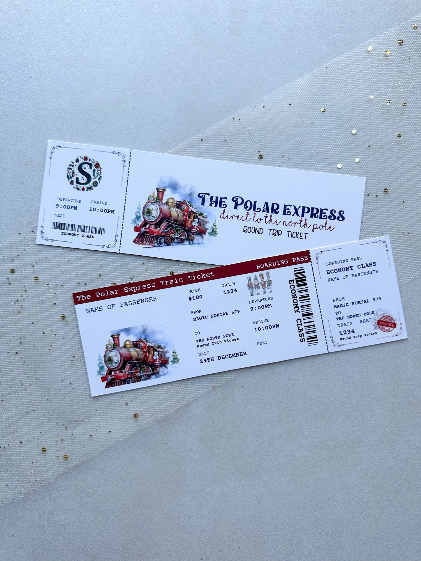 🚂🎄 Christmas Polar Express Ticket 🎄🚂
