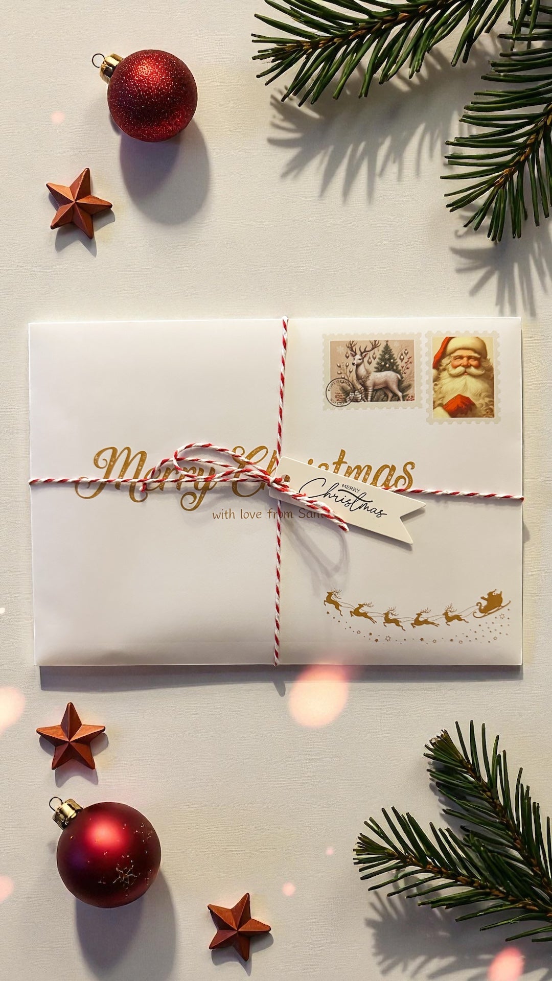 🎅✨ Classic Santa Letter & Nice List Certificate Bundle 🎄