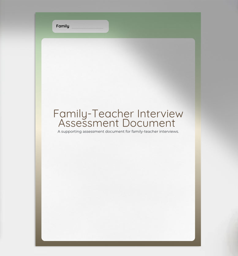 📚✨ Parent-Teacher Interview Assessment Tool – Digital Download ✨📝