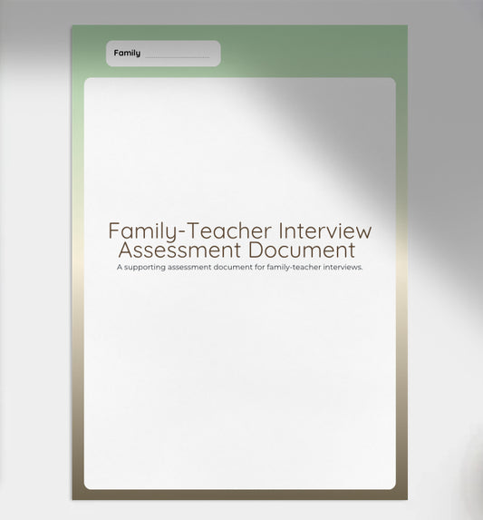 📚✨ Parent-Teacher Interview Assessment Tool – Digital Download ✨📝