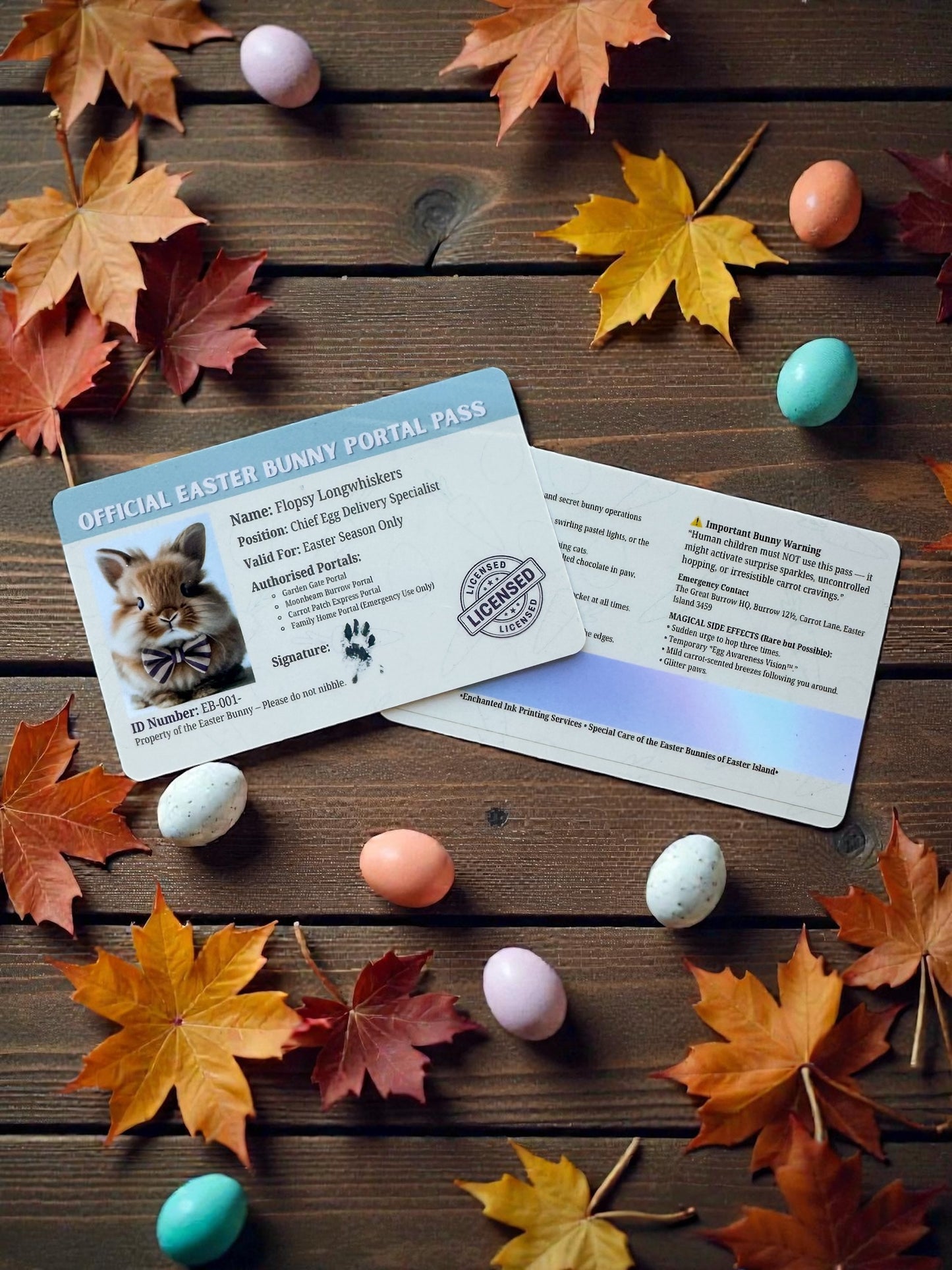 Official Easter Bunny Portal Pass – Keepsake 🐰✨