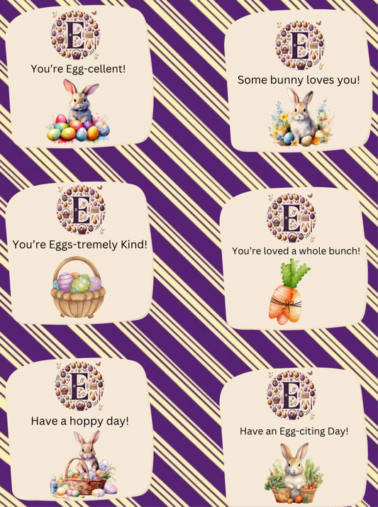 🐰🥕 Easter Lunch Box Notes – Digital Download