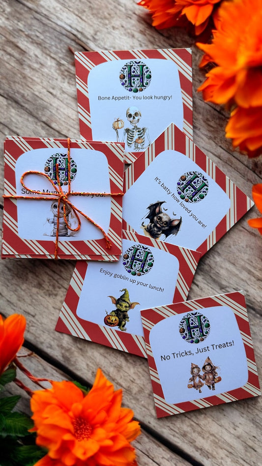 🎃👻 Halloween Lunch Box Notes – Digital Download 👻🎃