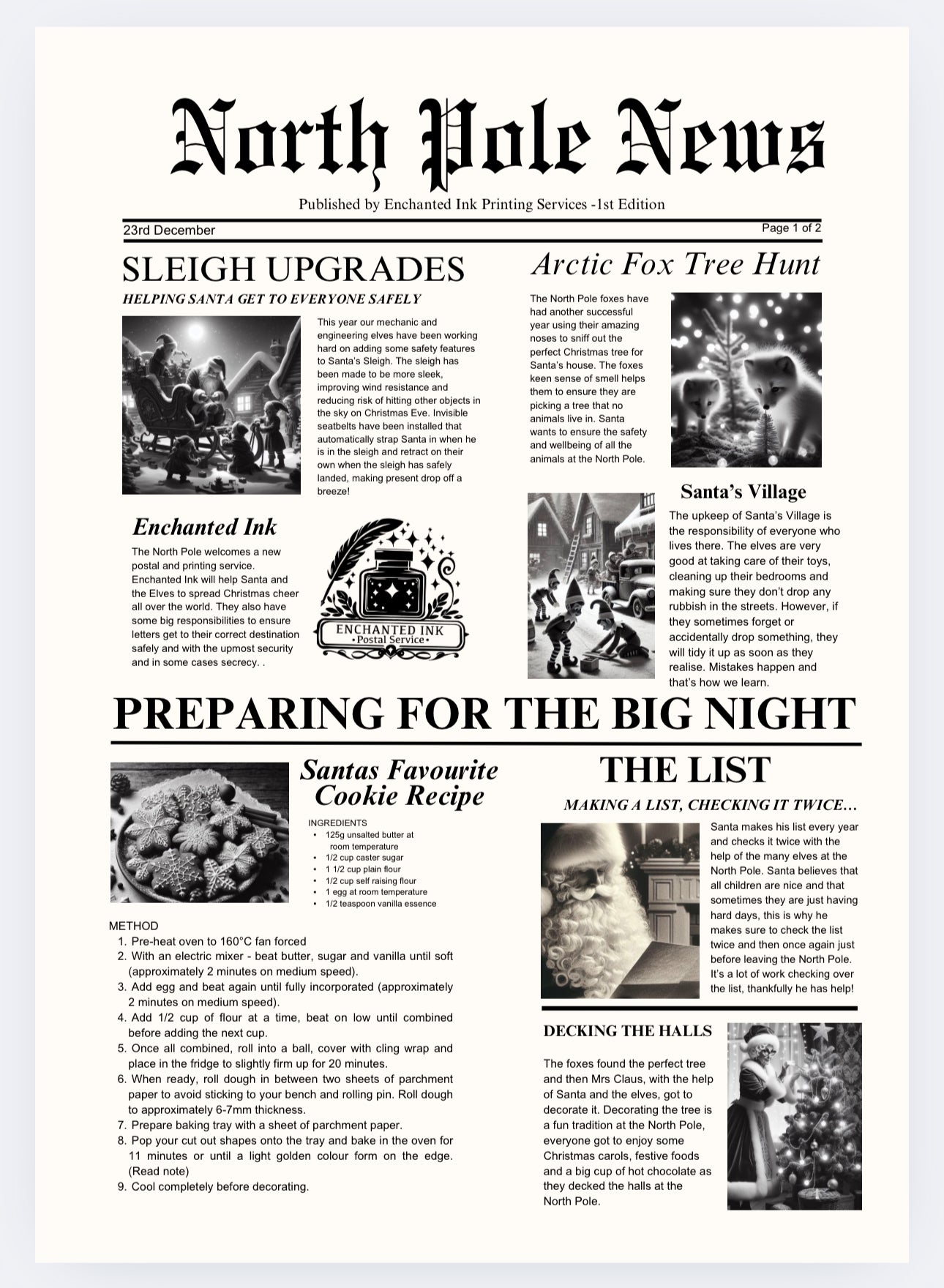 📰✨ Christmas Newspapers ✨📰